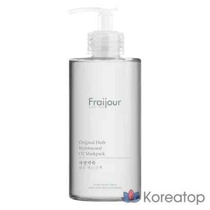 Натуральная кислородная маска с полынью от Fraijour Original, 300 мл, упаковка из 13 штук.