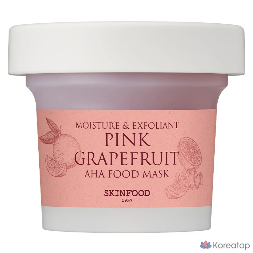 Маска для лица Skinfood с розовым грейпфрутом и AHA-кислотами, 1 упаковка, 1 шт.