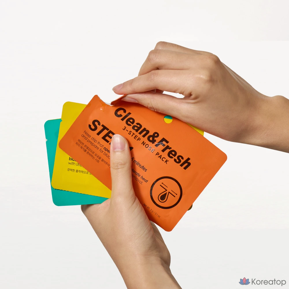 Набор для очищения и освежения носа Clean & Fresh 3-Step, 1 упаковка, 7 упаковок, фото 7