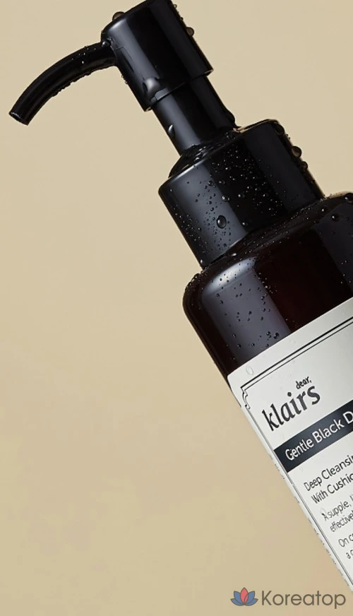 Очищающее масло для лица Dear, Klairs Gentle Black Deep Cleansing Oil, 150 мл, 1 шт.