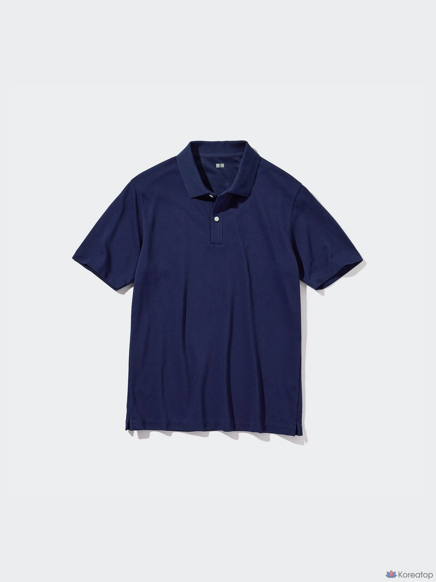 Рубашка поло Uniqlo AIRism Cotton Pique Polo Shirt (Short Sleeve)