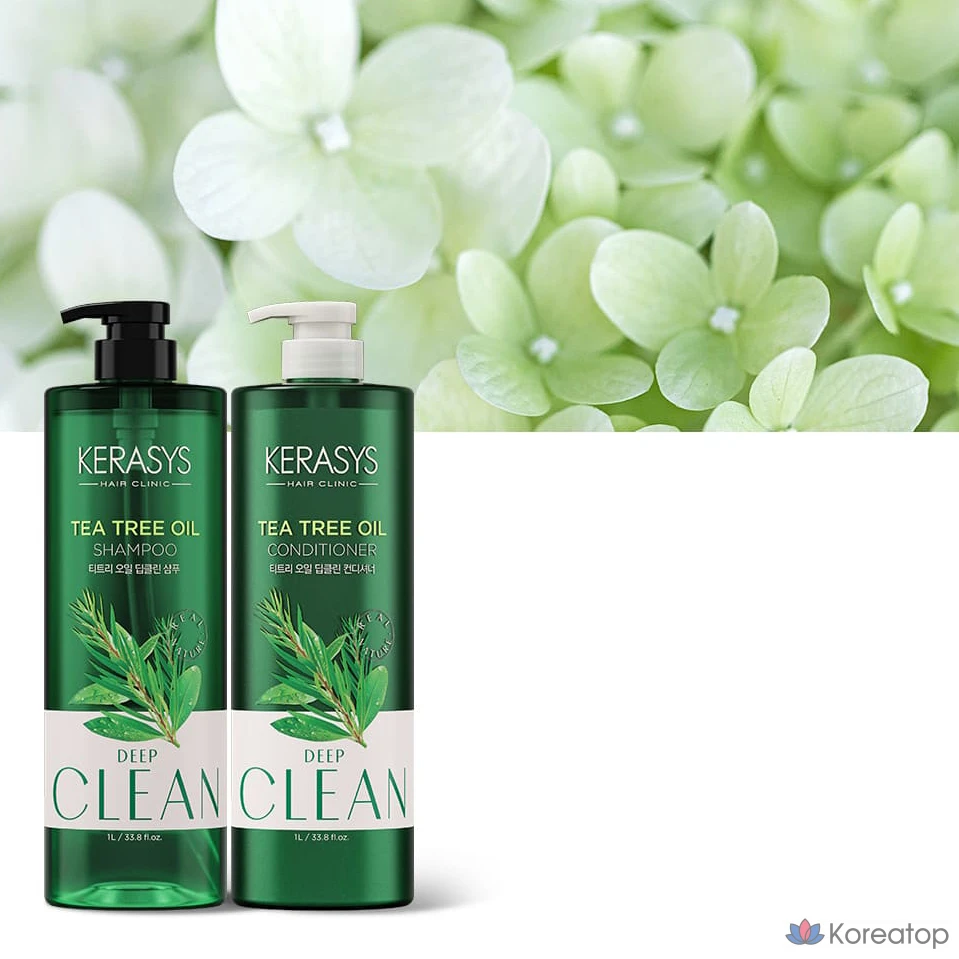 Шампунь KeraSys Tea Tree Oil Shampoo, 1 л, 1 шт.