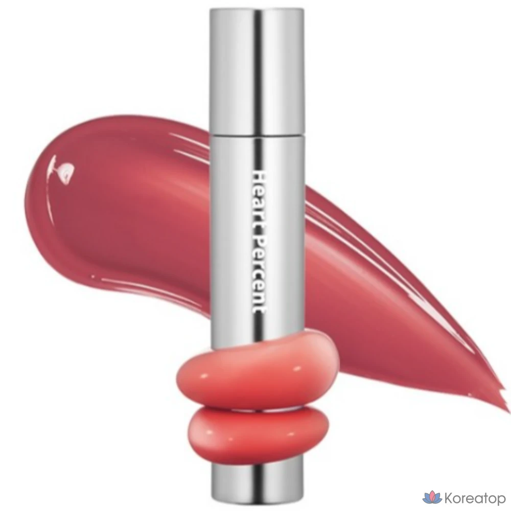Тинт для губ Heart Percent Dot On Mood One Way Glow 4 г, бальзам 05 ROSY, 1 шт.