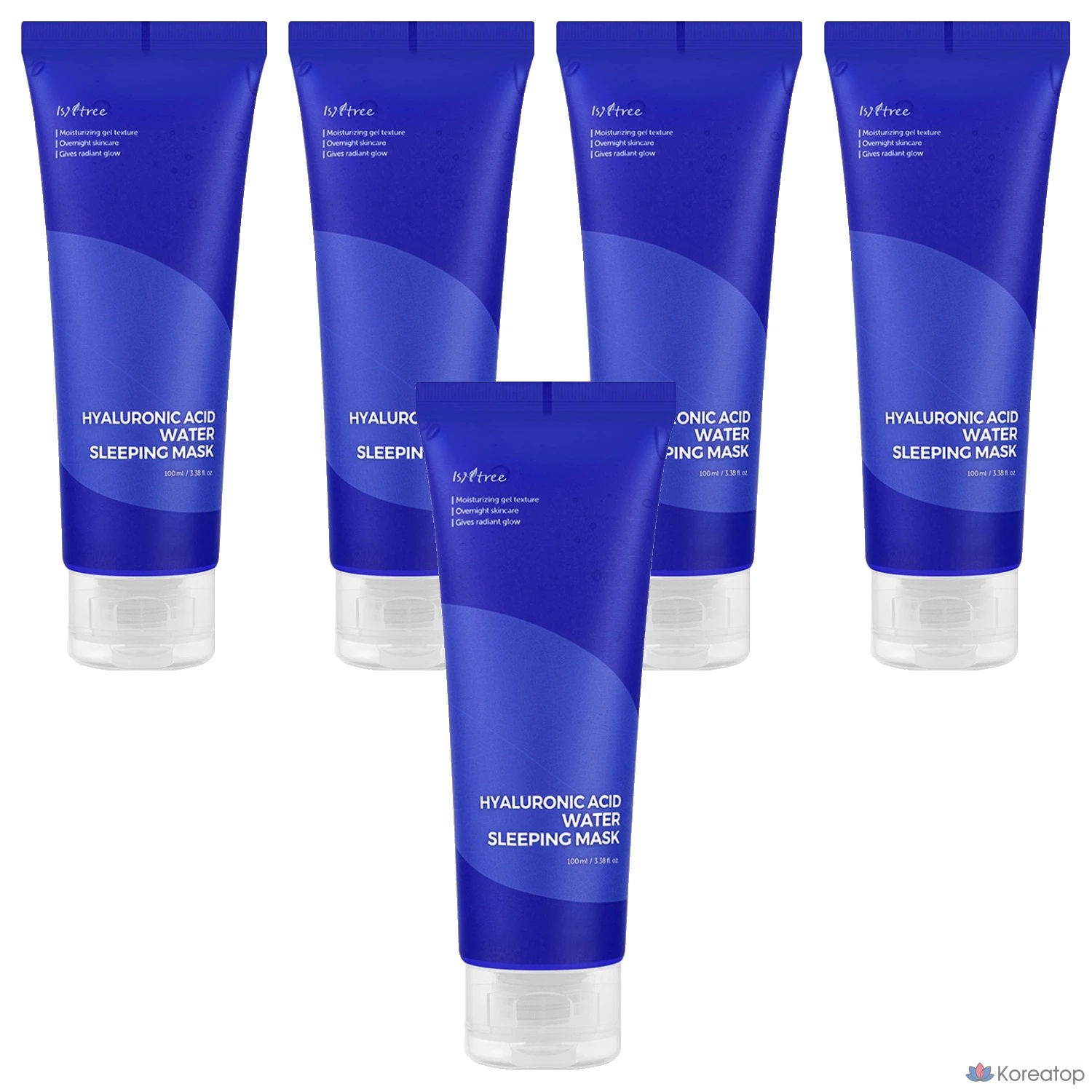 Ночная маска для лица Isntree с гиалуроновой кислотой и водой, 100 мл, 5 шт.