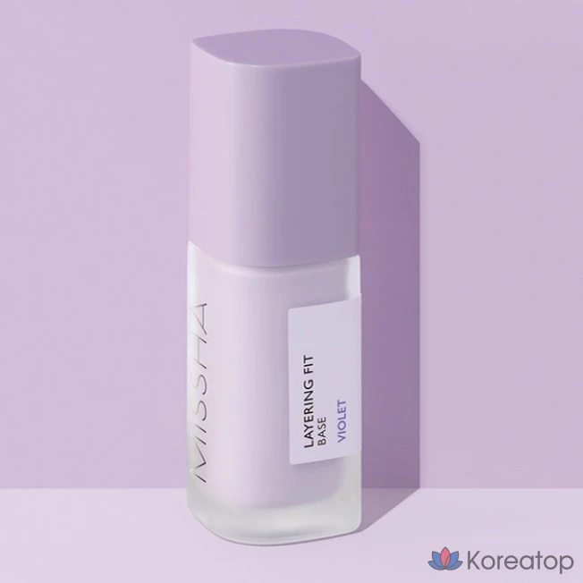 База под макияж Missha Layering Fit, 35 мл, фиолетовая, 1 шт., фото 2