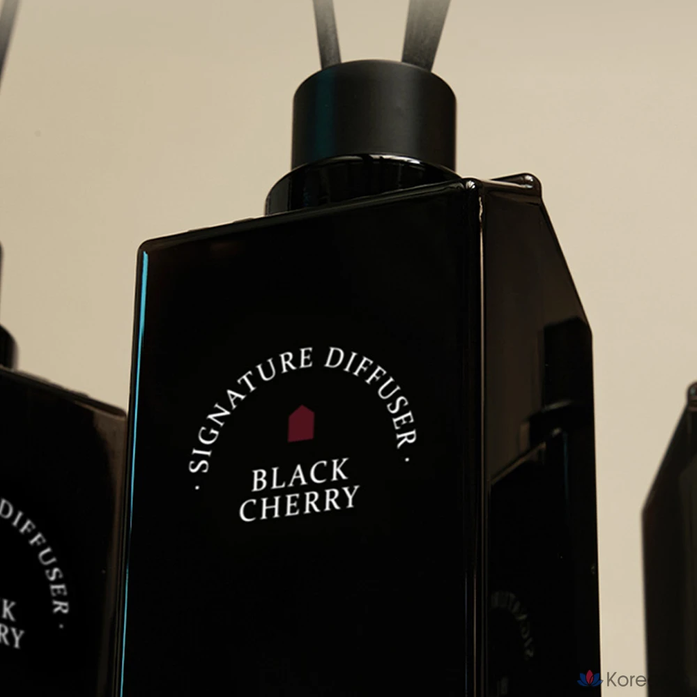 Набор Milk Baobab Signature: диффузор, 2 флакона по 500 мл, аромат «Черная вишня», «Цветочный магазин», 1 шт.