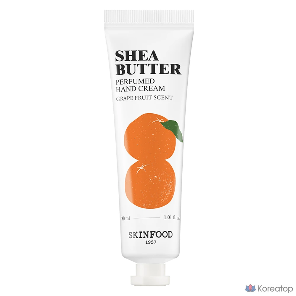 Парфюмированный крем для рук Skinfood с маслом ши и ароматом грейпфрута, 1 шт., 30 мл