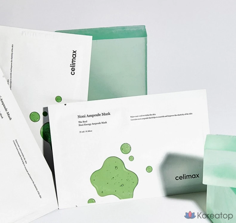 Cellimax The Real Noni Energy Ampoule Mask, 25 мл, 1 упаковка, 30 штук, фото 4