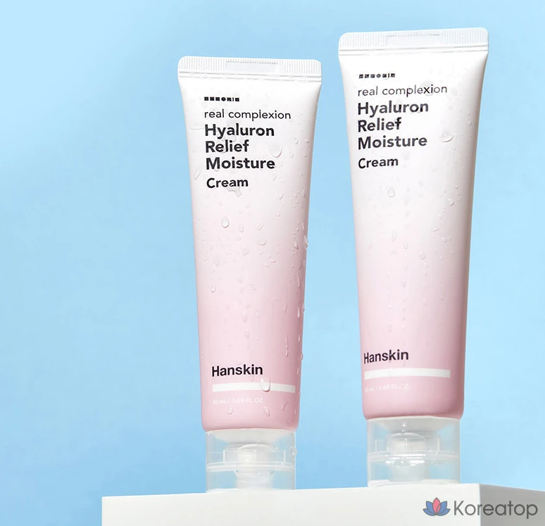 Увлажняющий крем HANSKIN Real Complexion с гиалуроновой кислотой, 50 мл, 1 шт.
