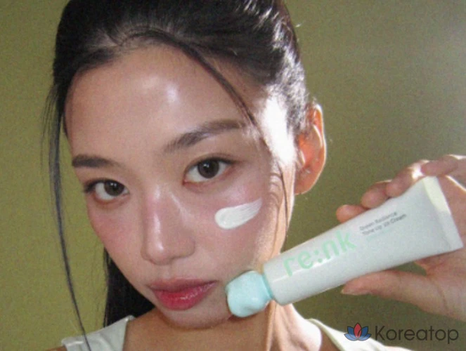 Осветляющий крем Re:Nk Radiance Tone Up SPF50+ PA++++, зеленый, 50 мл, 1 шт., фото 6