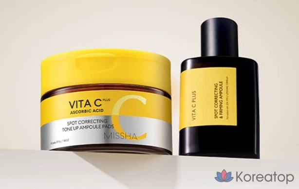 Ампула Missha Vita C Plus Blemish C Tone-Up, 210 г, 80 листов, 1 шт.