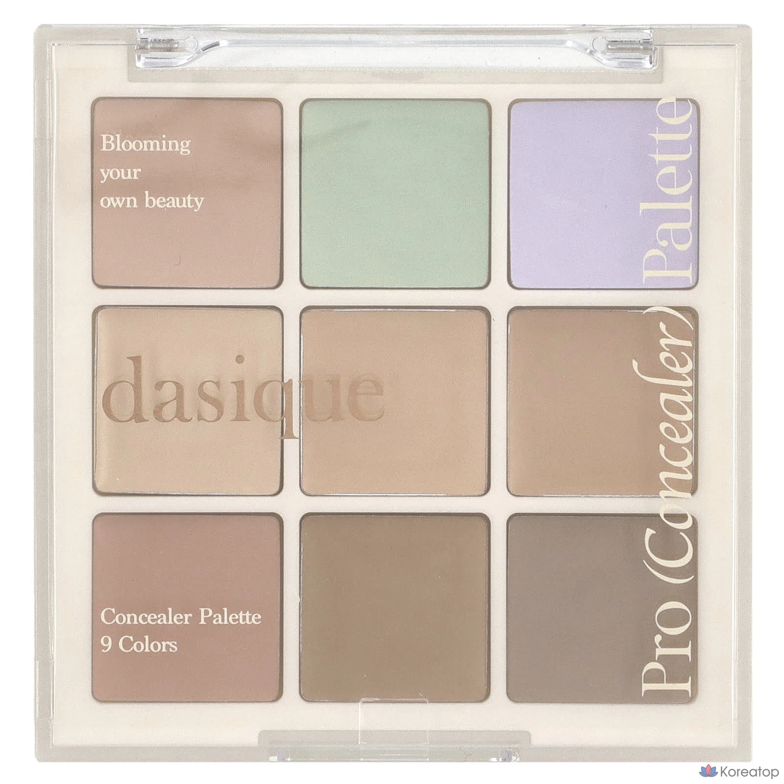 Палетка консилеров Dasique Pro Concealer Palette 01 Cover, 9 г, 1 шт.