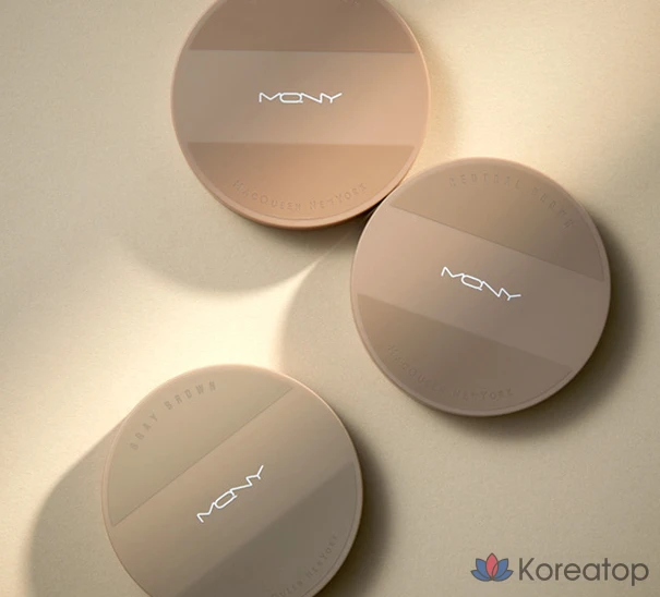 Набор для растушевки Mqny New York Fake Up 3-Color Shading 9 г + кисть для растушевки, нейтрально-коричневый, 1 шт.