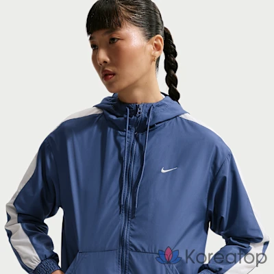 Куртка с капюшоном женская Nike Sportswear Classic Woven Loose UV Protection Hooded Jacket