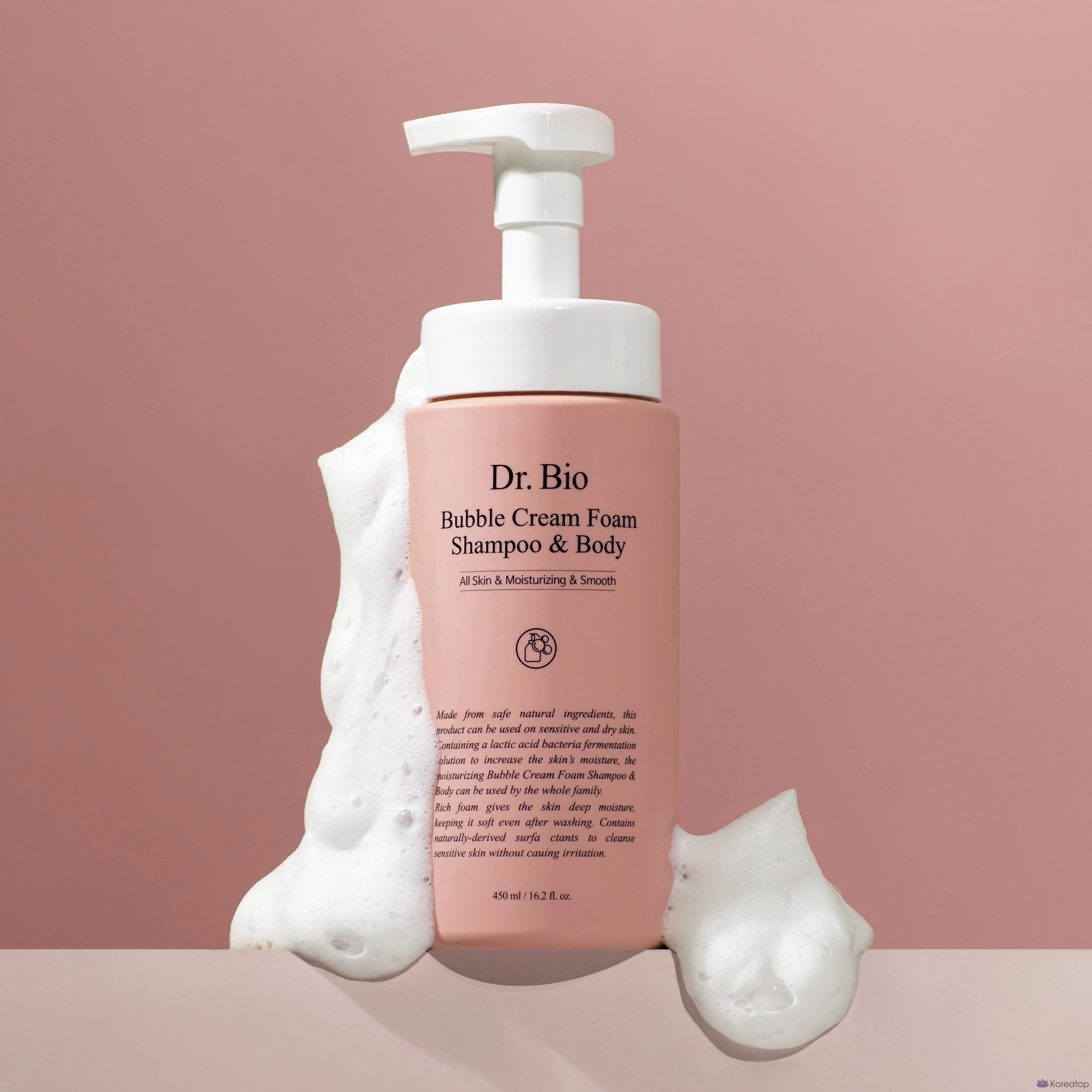 Шампунь и гель для душа Dr. Bio Bubble Cream Foam, 450 мл, 1 шт.