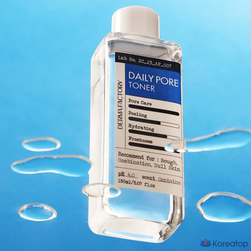 Тоник для очищения пор Derma Factory Daily Pore Toner, 150 мл, 1 шт.