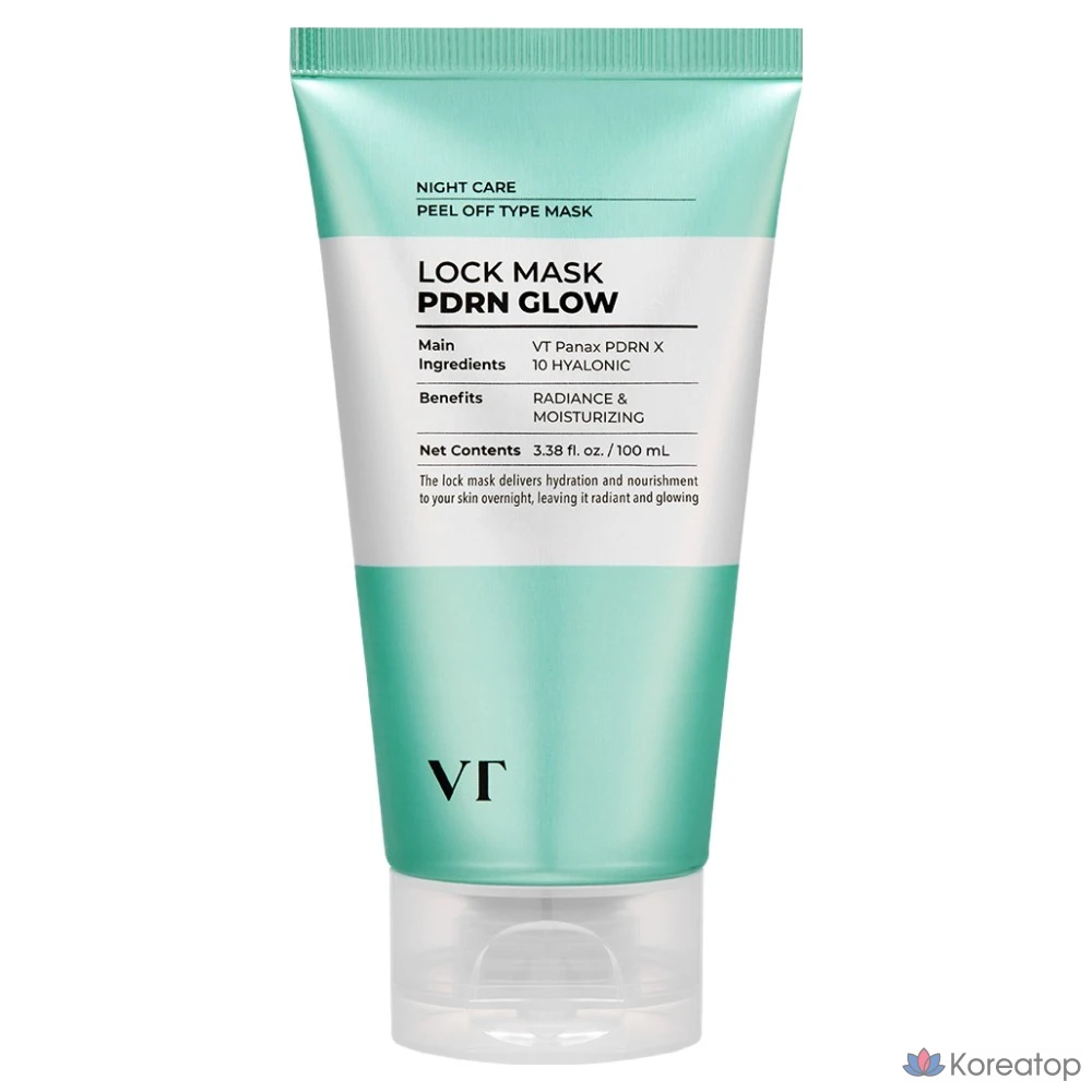 Маска для лица VT Cosmetic PDRN Glow Lock Mask, 100 мл, 1 шт., 1 упаковка.