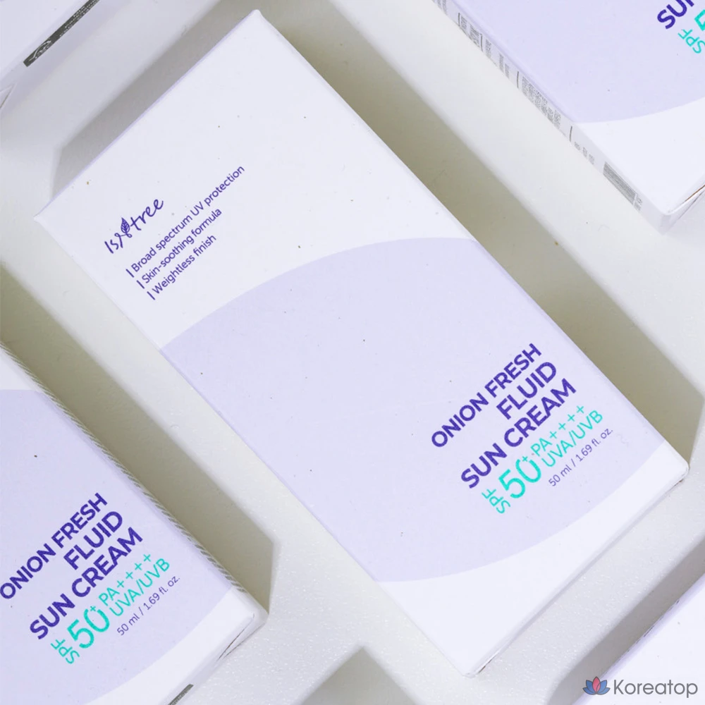 Солнцезащитный крем Isntree Onion Fresh Fluid Sun Cream SPF50+ PA++++, 50 мл, 1 шт.