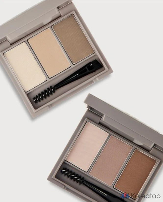 Набор палеток для бровей FMGT Ink Brow Palette Kit 3,5 г, оттенок 02 Ash Gray, 1 шт., фото 3