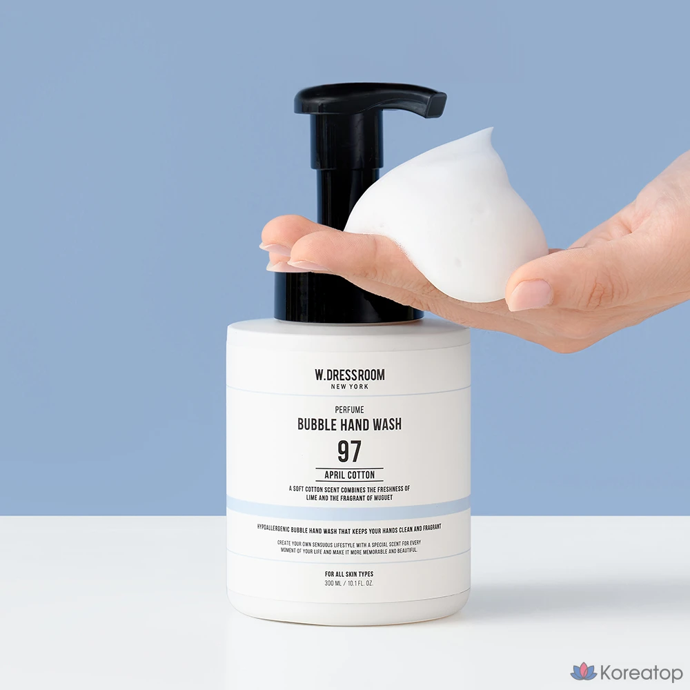 W.Dressroom Парфюмированное мыло для рук April Cotton, 300 мл, 1 шт.