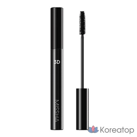 Тушь для ресниц Missha 4D, 7г, Черный, 1 шт.