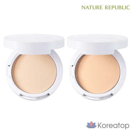 Nature Republic Nature Origin Cover Two-Way Pact 9g, 02 Natural Beige, 1 шт., фото 2