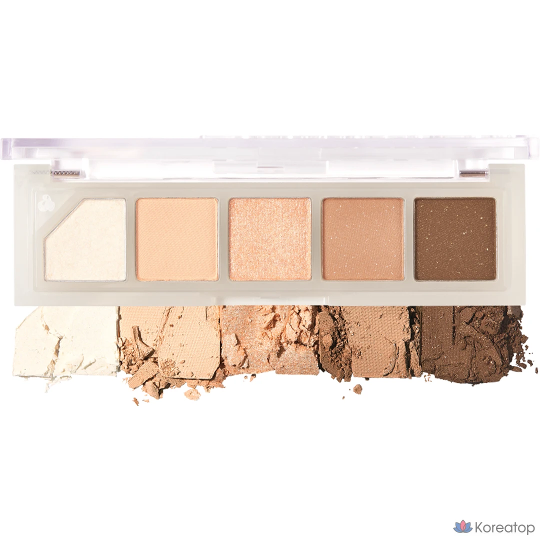 Палетка теней для век Unleashia Mood Shower Eye Palette 3,7 г, № 3, оттенок Nude Shower, 1 шт.