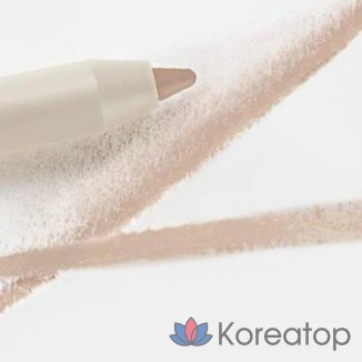 Гелевый карандаш для подводки глаз Heart Percent Dot On Mood, оттенок 07 (телесно-серый), 1 шт., фото 2