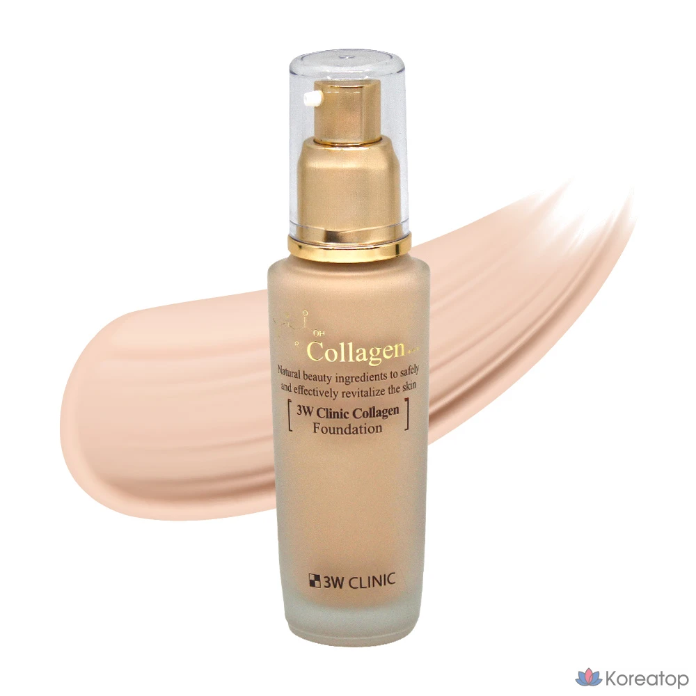 Тональный крем 3W Clinic Collagen Foundation, 50 мл, № 21, 1 шт.