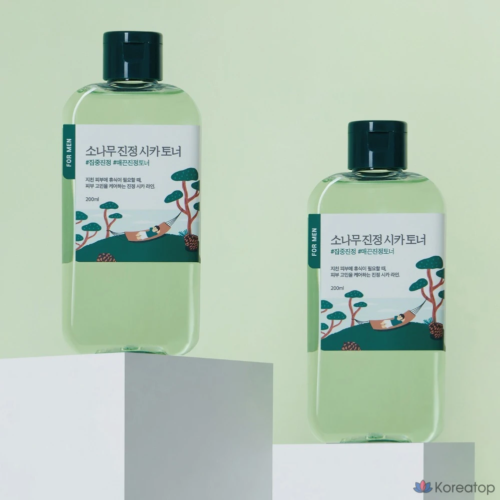 Тоник Round Lab for Men Pine Calming Cica Toner, 200 мл, 1 шт., фото 6