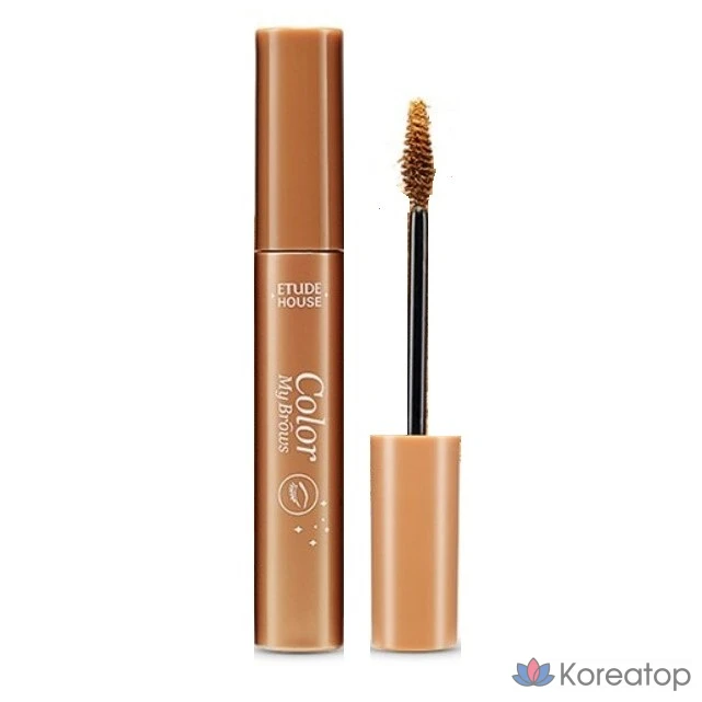 Тушь для бровей Etude House Pure Lie, 9 мл, № 2, светло-коричневый (LIGHT BROWN), 1 шт.