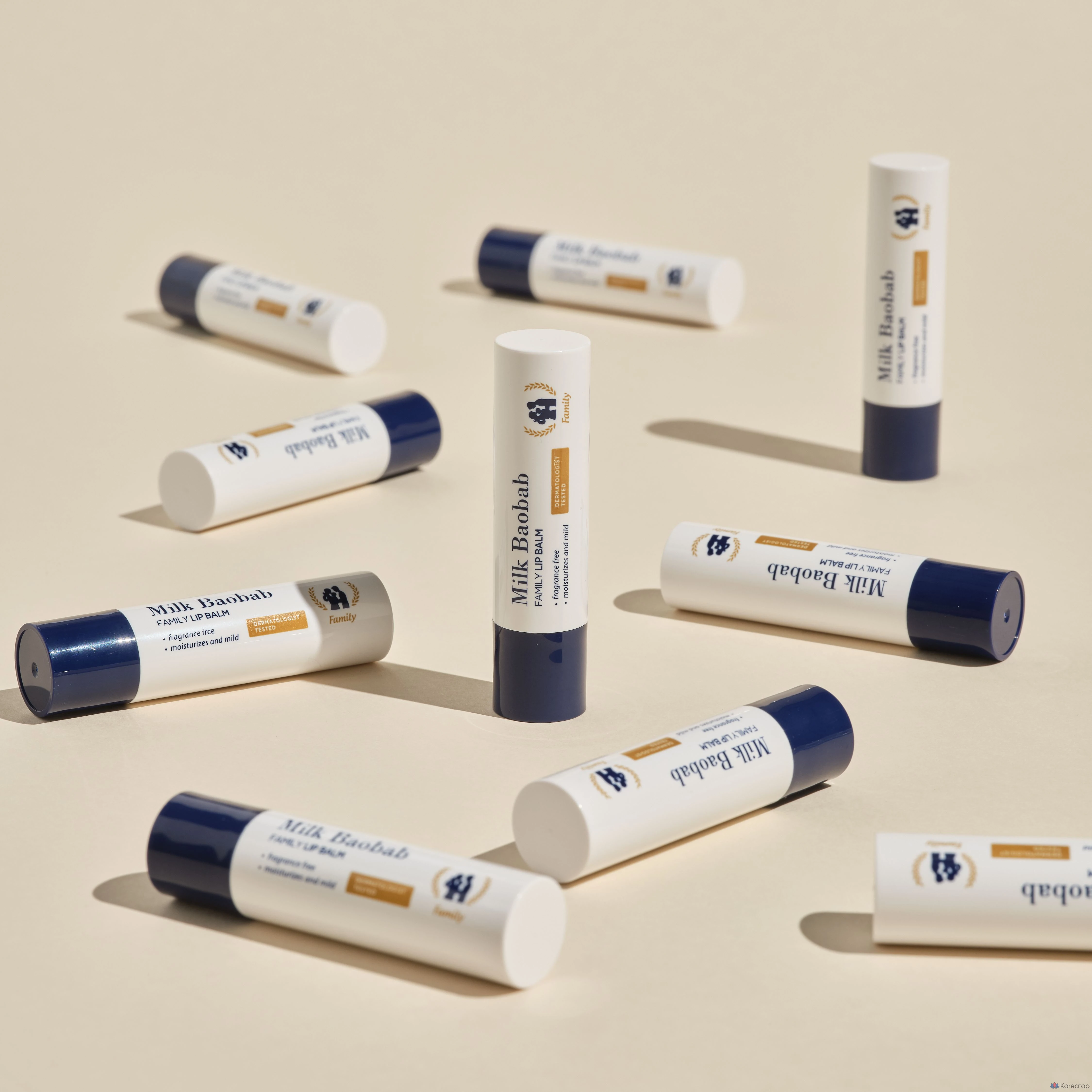 Бальзам для губ Milk Baobab Family, без запаха, 3,5 г, 1 шт.