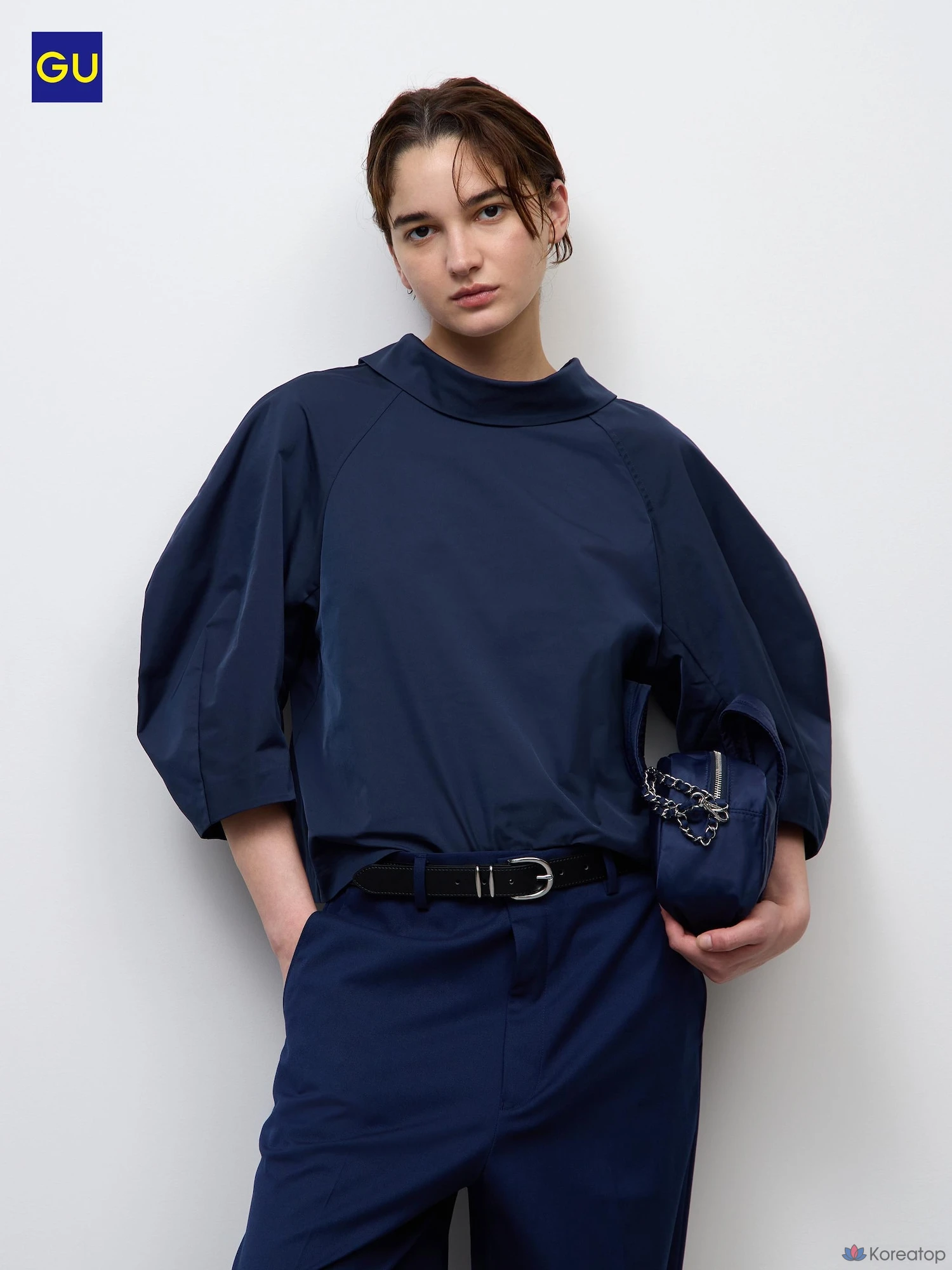 Пуловер Uniqlo Cocoon Sleeve 3/4