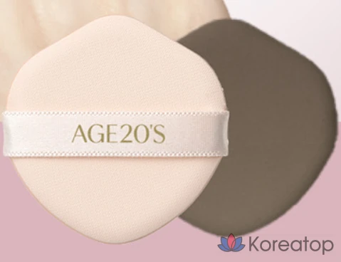 Кушон-фундамент AGE 20S Essence Pact Aura Cushion Foundation, оттенок 21 Light Beige, 14 г + рефил, 1 шт.