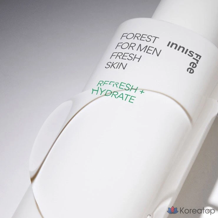 Набор Innisfree Forest for Men Fresh Skincare: 180 мл (кожа) + 140 мл (лосьон) + 50 г (средство для бритья и очищения), 1 комплект.