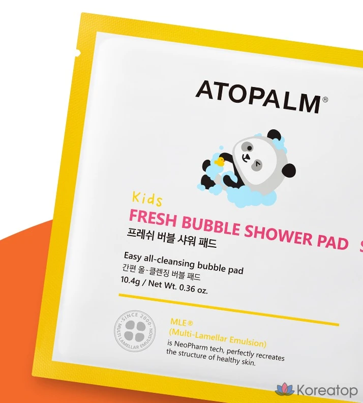 Детские подушечки для душа Atopalm Fresh Bubble, 5 шт., 52 г, 1 шт.