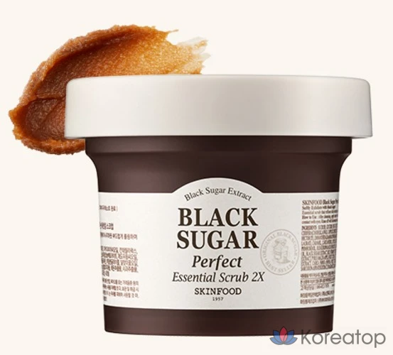 Скраб для лица Skinfood Black Sugar Perfect Essential Scrub, 210 г, 1 шт.
