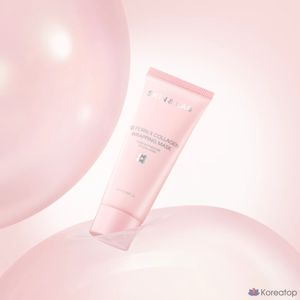 Обертывающая маска SKIN&LAB 3D PDRN X с коллагеном, 3 шт., 1 упаковка., фото 4