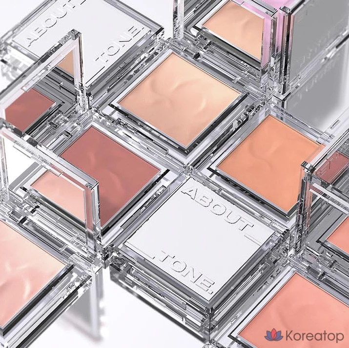 Румяна ABOUT TONE Fluffy Wear 4,3 г, оттенок 01 Veil Peach, 1 шт., фото 9