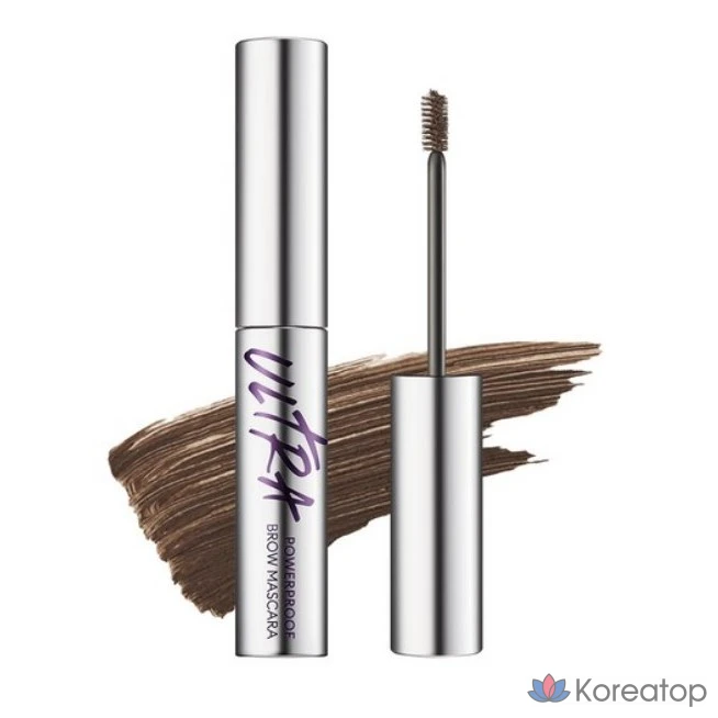 Корректор для бровей Missha Ultra Powerproof Brow Cara, 4 г, темно-коричневый, 1 шт.