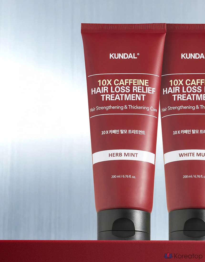 Kundal TenX Средство для укрепления волос с кофеином и ароматом белого мускуса, 200 мл, 1 шт.