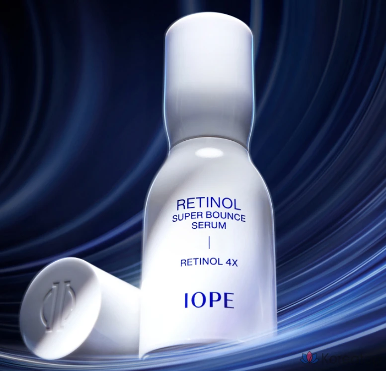 Набор из 3 предметов: сыворотка с ретинолом IOPE Retinol Super Bounce Serum, 1 шт.