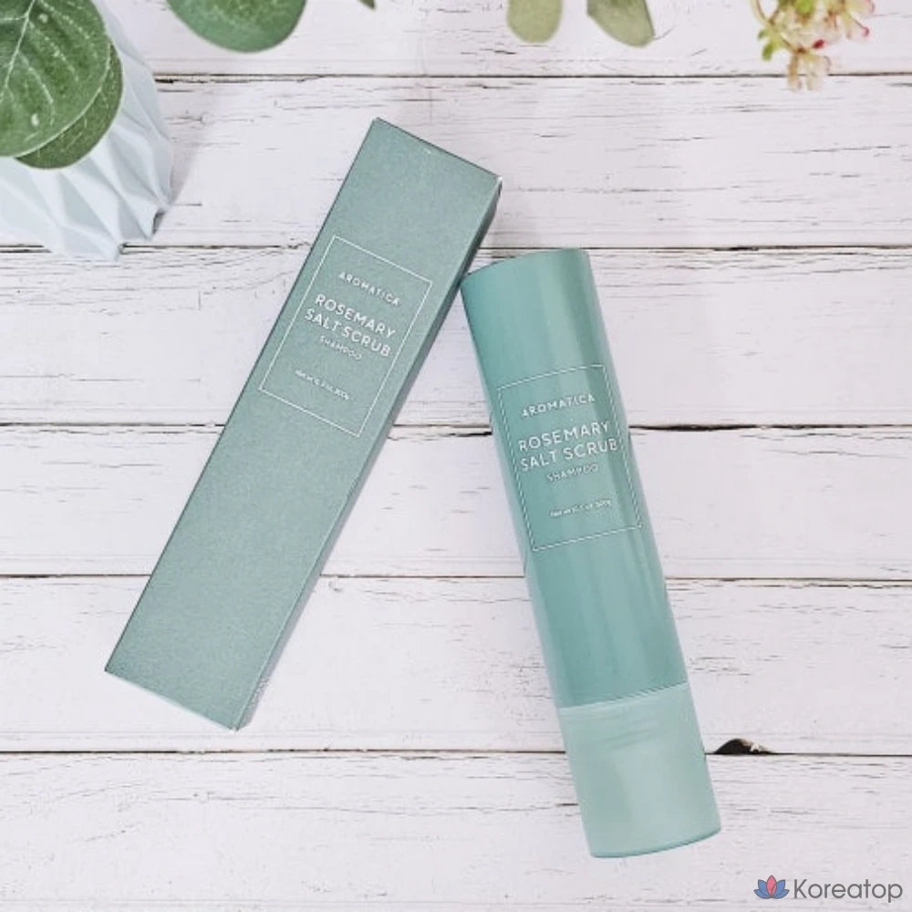 Солевой скраб-шампунь с розмарином Aromatica, 300 г, 1 шт.
