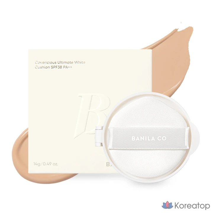 Кушон BANILA CO Covericious Ultimate White Cushion Refill, оттенок 24 Sand, 14 г, 1 шт.