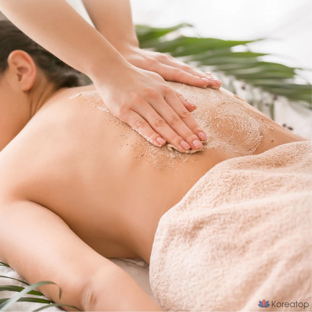 Скраб для тела Kundal с макадамией и сахаром, детская присыпка, 550 г, 1 упаковка