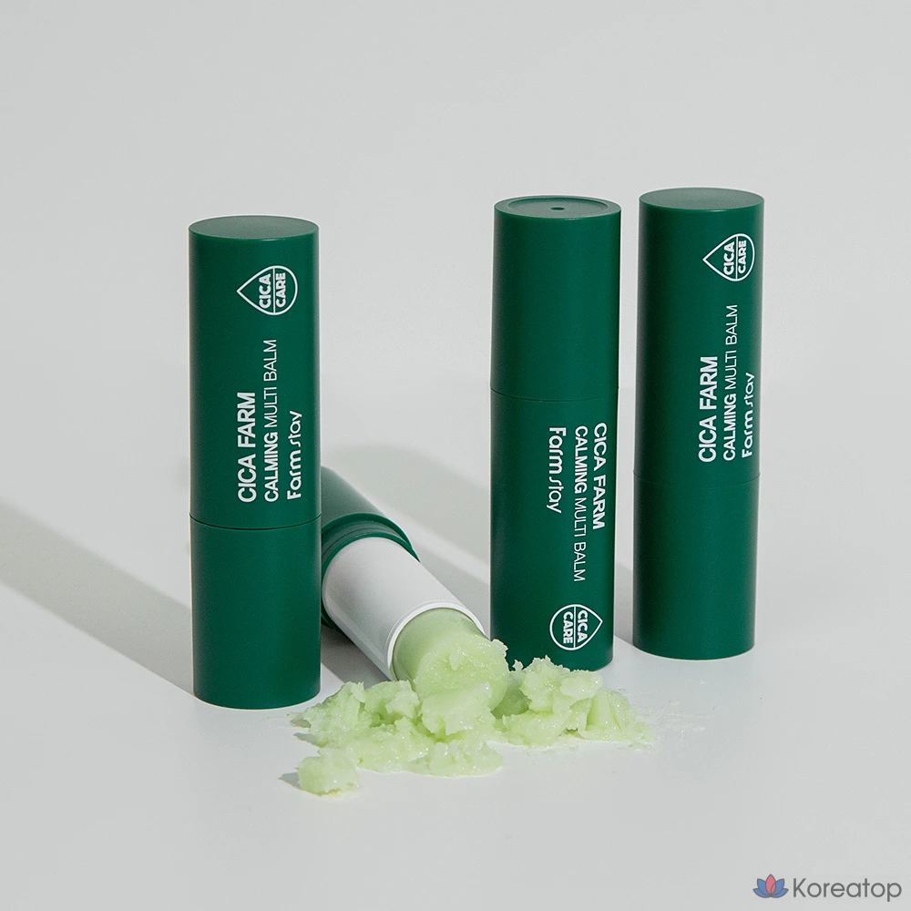 Успокаивающий мультибальзам FarmStay Cica Farm, 10 г, 1 шт.