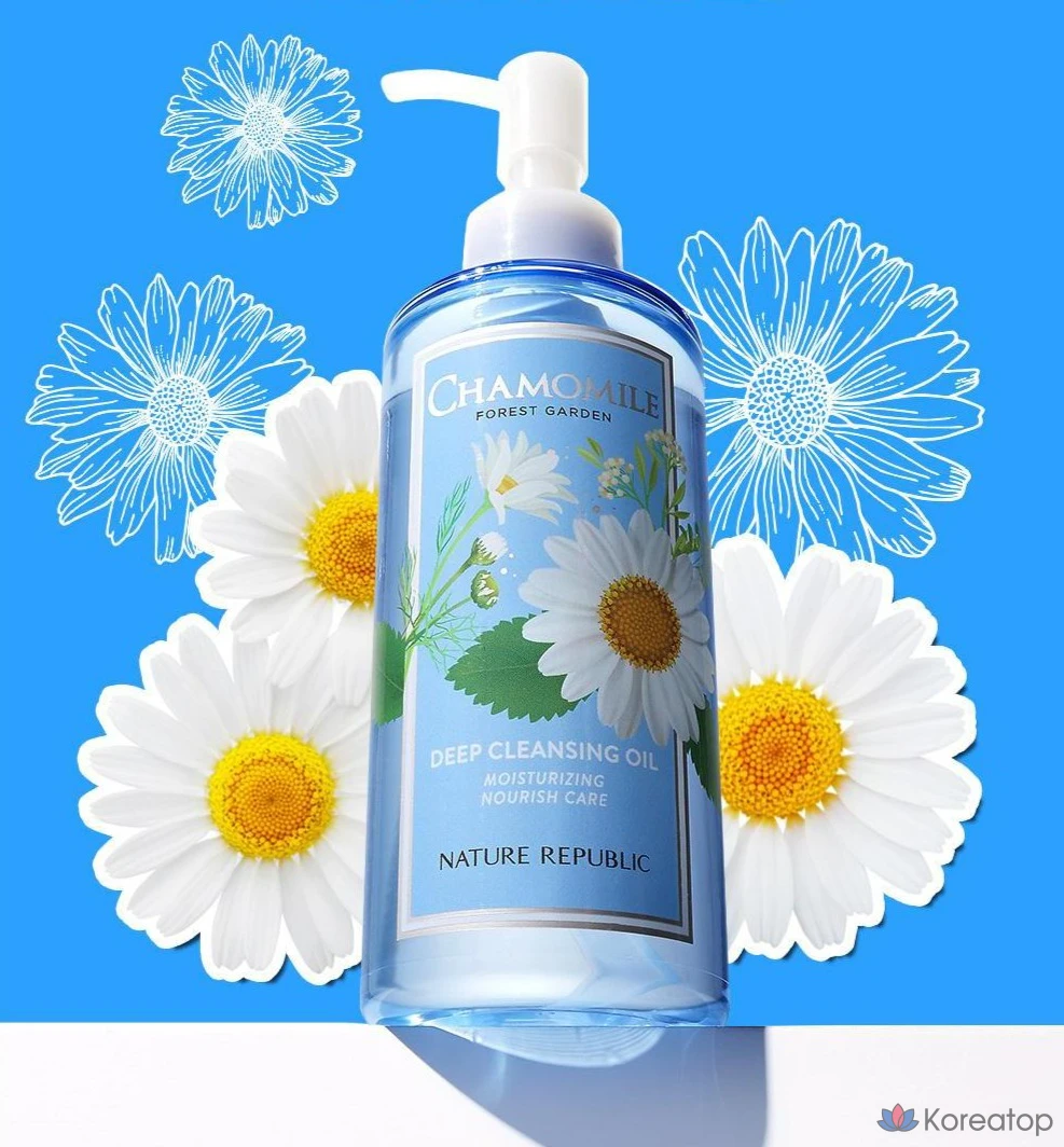 Очищающее масло Nature Republic Forest Garden с ромашкой, 200 мл, 1 шт.