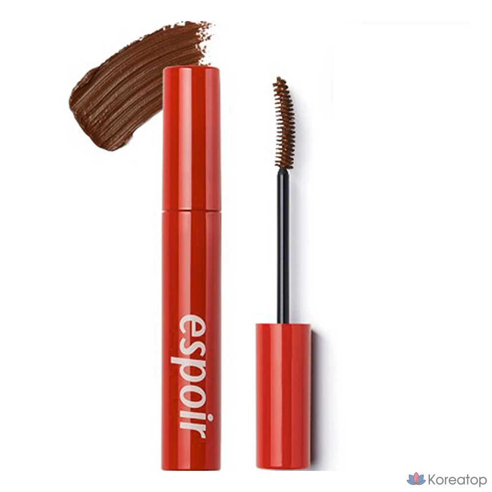 Водостойкая тушь для ресниц Espoir Waterproof XP No-Mudging Mascara, 9 г, темно-коричневый цвет, 1 шт.