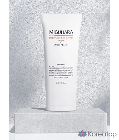 Солнцезащитный крем Miguhara Daily Care Sunscreen Origin SPF50+ PA+++, 50 мл, 1 шт.