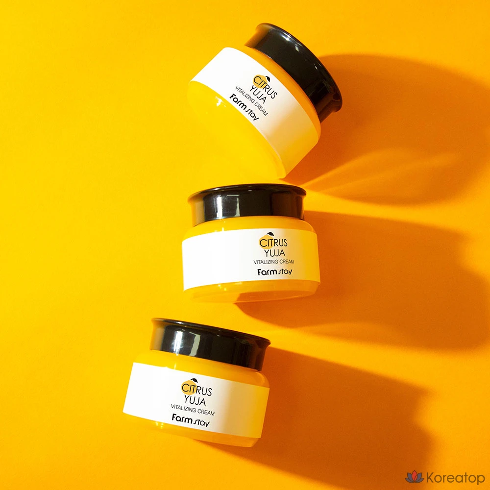 Крем для лица FarmStay Citrus Yuzu Vitalizing Cream, 100 г, 1 шт.